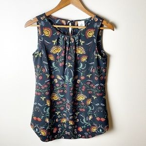 𝅺cabi floral blouse women size S